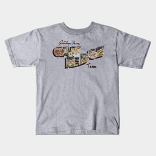 Greetings from Oak Ridge Tennessee Kids T-Shirt